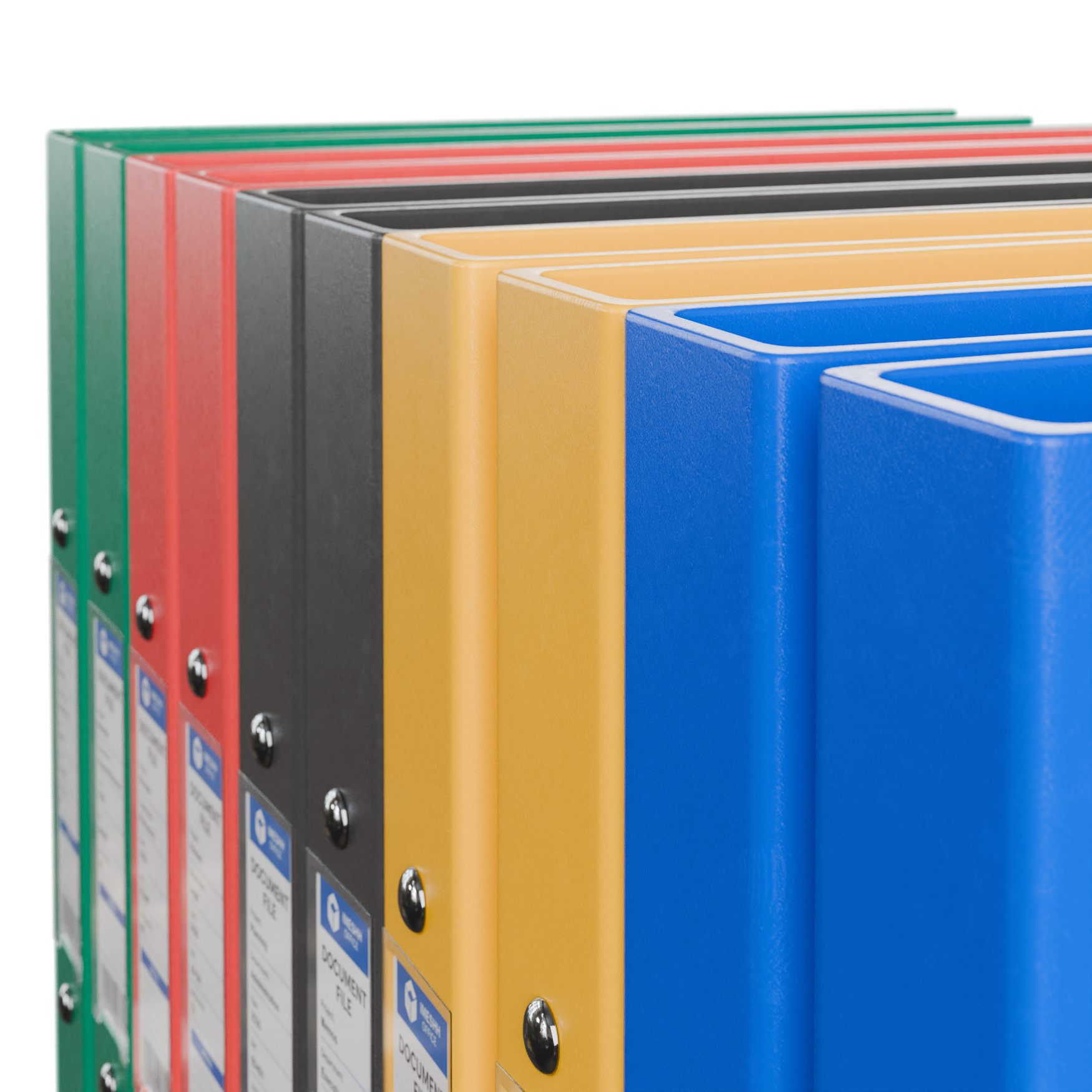 Office File Binder Set 02 office 3D model, beauty render