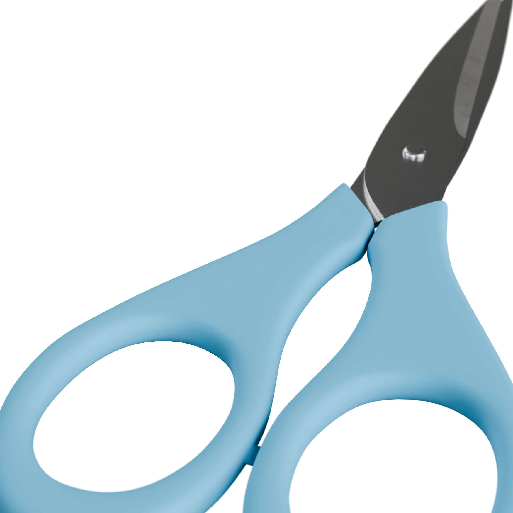 Scissors 02 office 3D model, beauty render