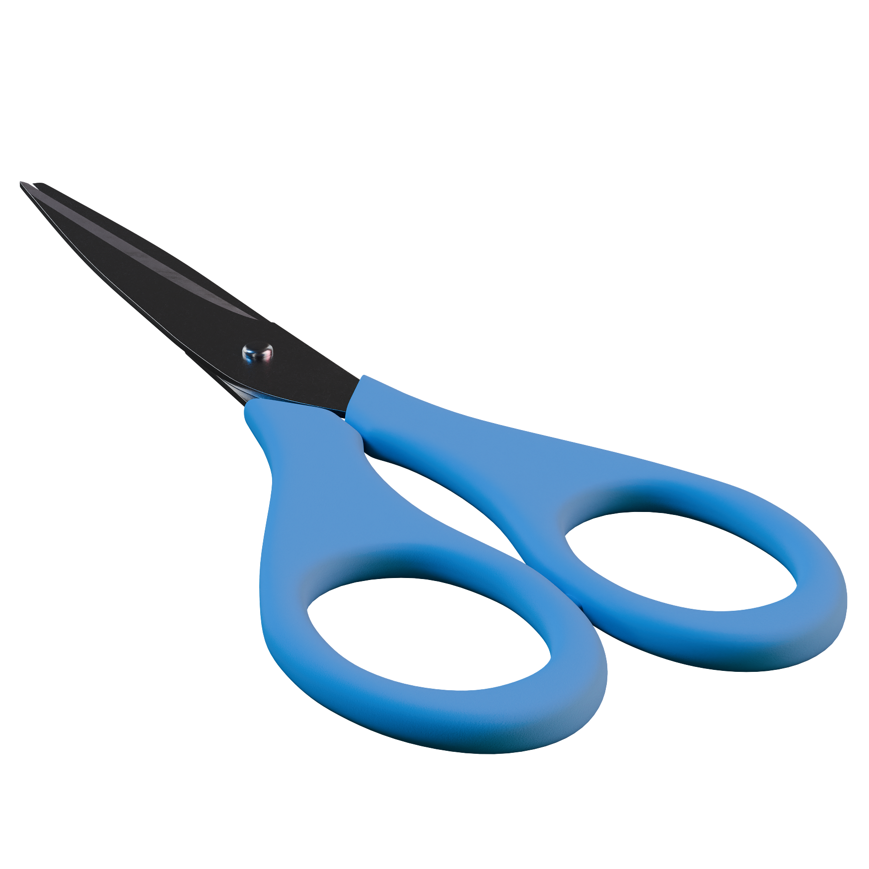 Scissors 02 office 3D model, alternate angle render