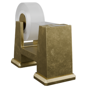 Tape Dispenser 01 office 3D model, Blender render preview