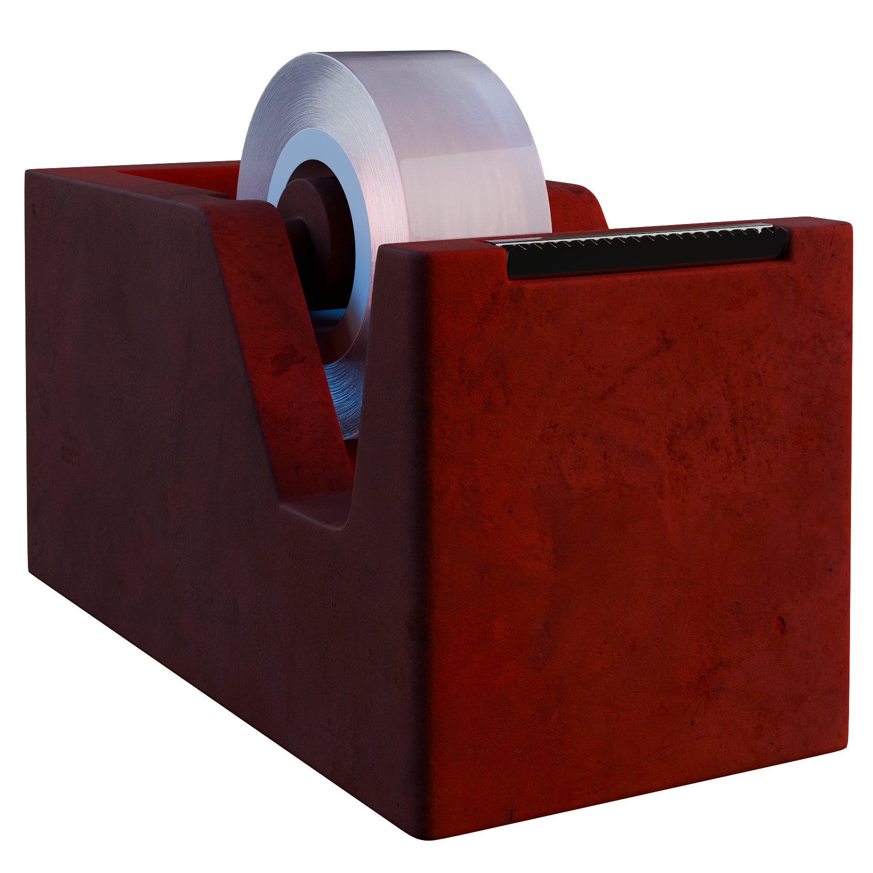 Tape Dispenser 02 office 3D model, alternate angle render