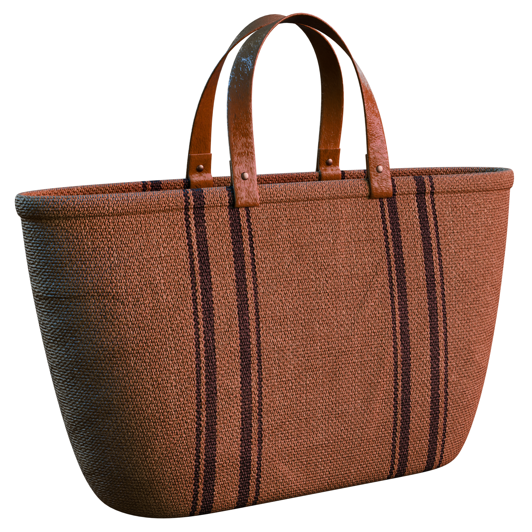 Tote Bag 01 clothing 3D model, alternate angle render