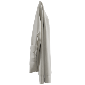 Wall Hung Sweater 01 clothing 3D model, Blender render preview