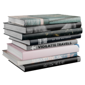 Book Set 02 decorations 3D model, Blender render preview